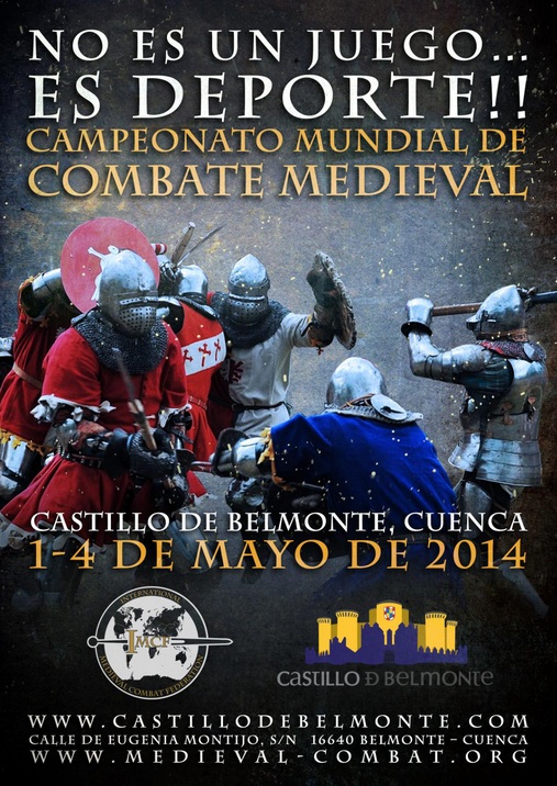 Cartel Campeonato Mundial de Combate Medieval