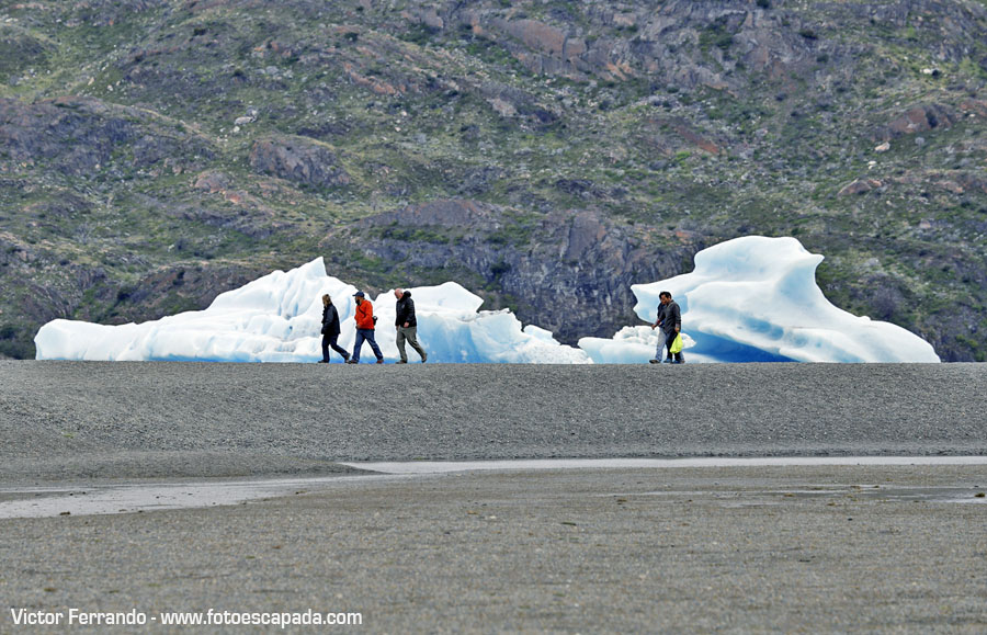 Navegacion al Glaciar Grey en Torres del Paine - Patagonia chilena