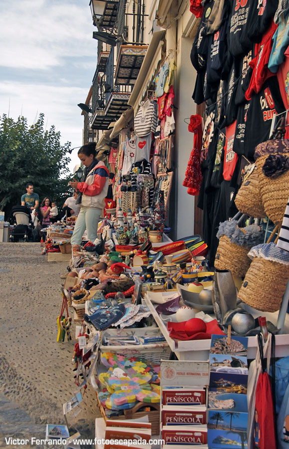 Tiendas de souvenirs y artesanía en Peñíscola