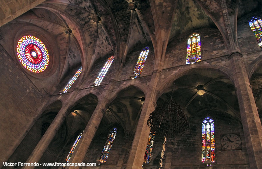 Interior de la Catedral de Palma de Mallorca