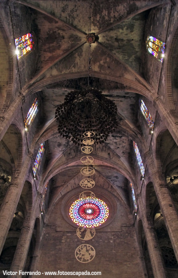 Paredes de la Catedral de Palma de Mallorca