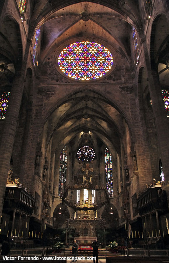 Rosetón de la Catedral de Palma de Mallorca