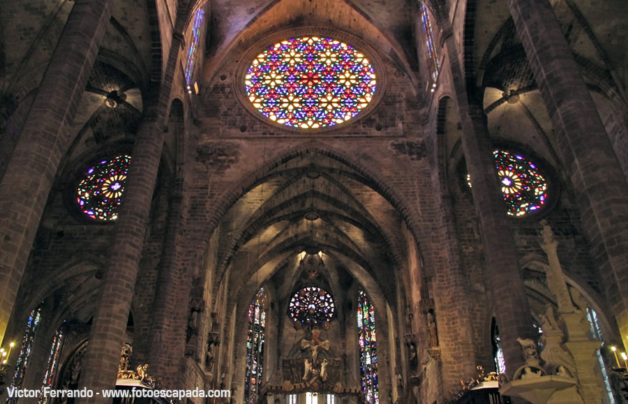 Rosetón de la Catedral de Palma de Mallorca