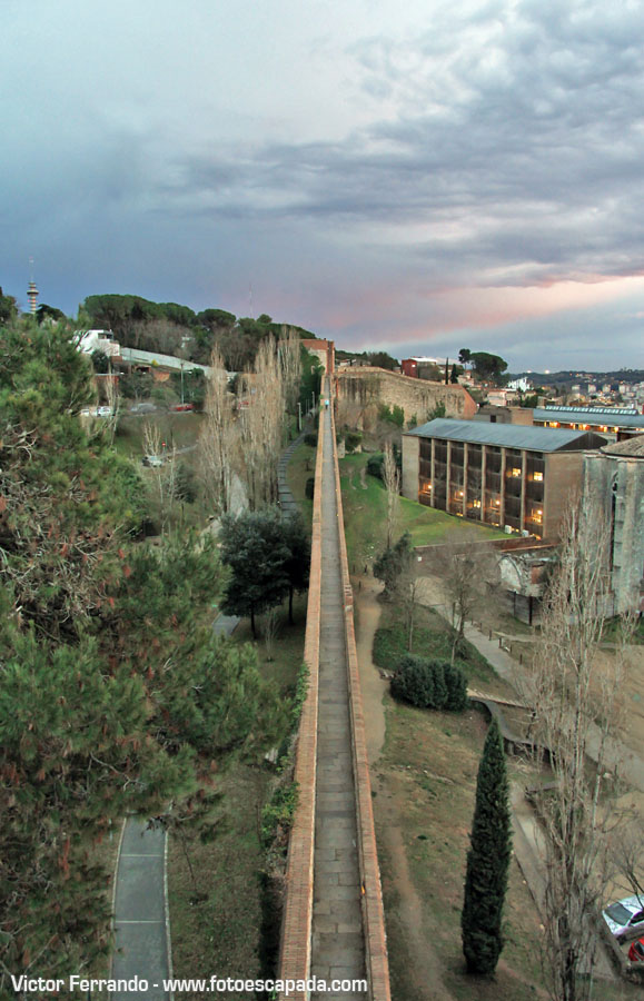 Puesta de sol en Girona