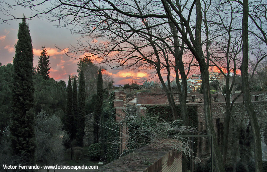 Puesta de sol en Girona