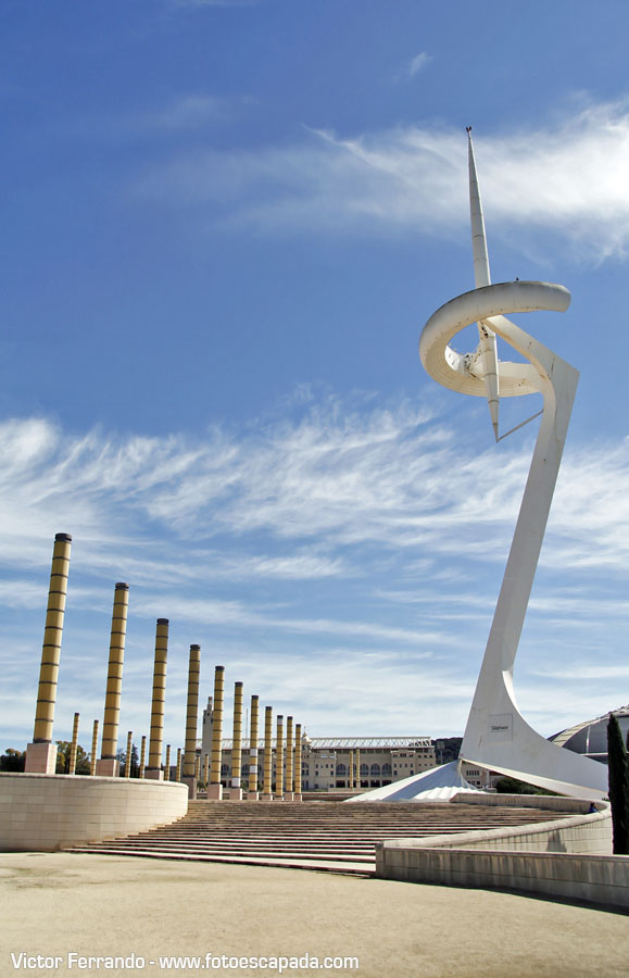 Torre de Telecomunicaciones de Calatrava en Barcelona