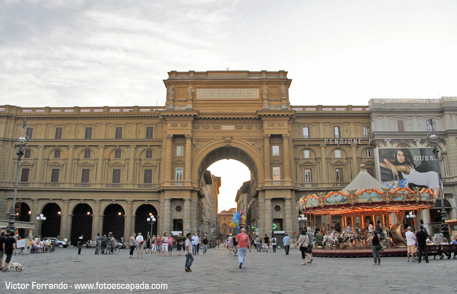 Plaza de la República Florencia