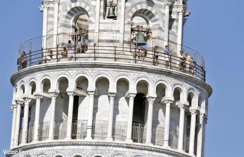 Terraza mirador de la Torre de Pisa