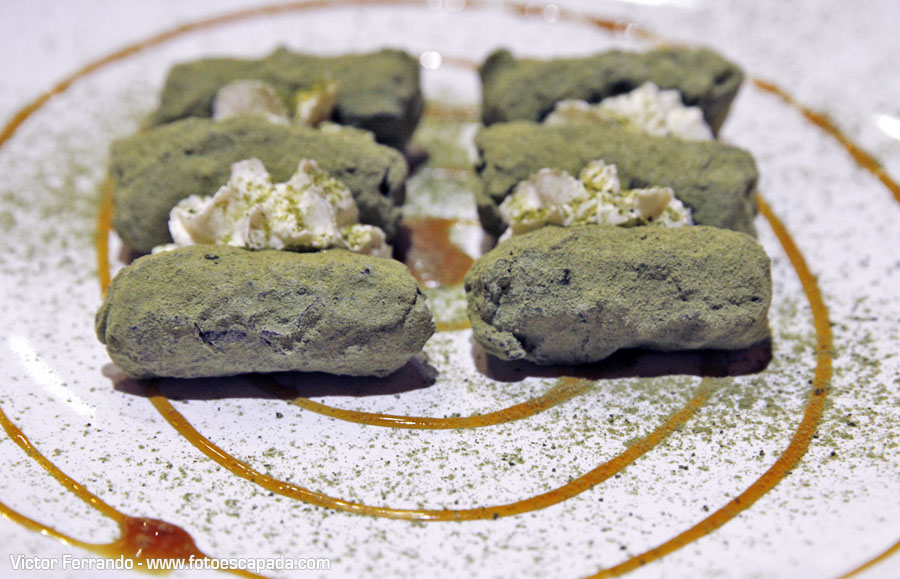 Trufas de te verde Restaurante Maru Coreano Madrid