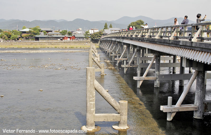 El Puente de Togetsuky en Arashiyama