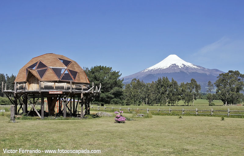 Domo cerca del Volcán Osorno