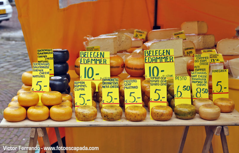 Mercado de quesos en Edam